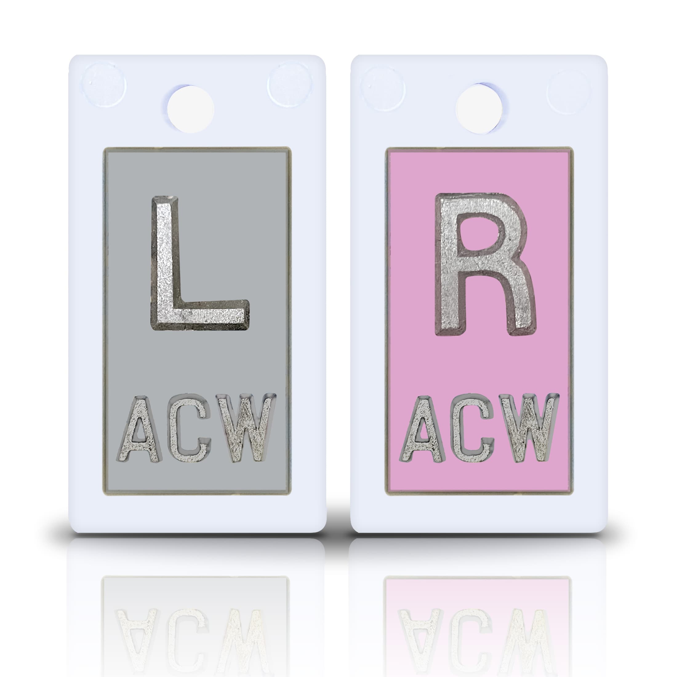 Plastic Lead Xray Markers with 3 Initials Solid Color Magic Xray Markers